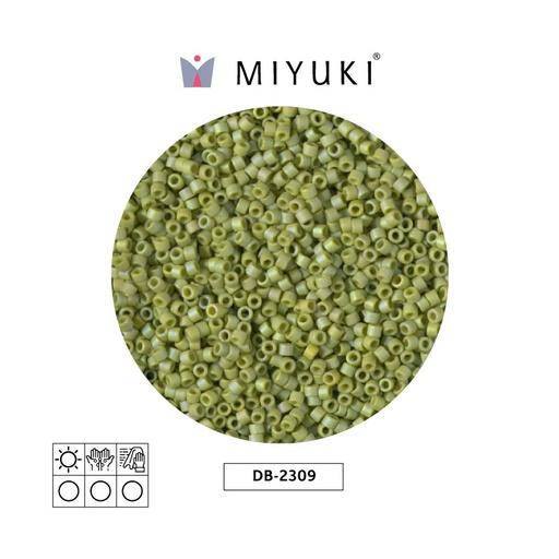 [22391] Miyuki delica 11/0 DB2309 op glaz seaweed AB x 50g