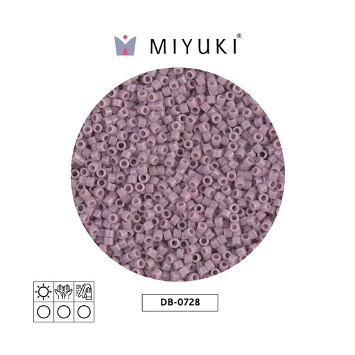 [32139] Miyuki delica 11/0 DB0728 opaque lilac x 50g