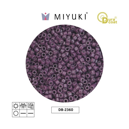 [22085] Miyuki delica 11/0 DB2360 durac op dk purple x 50g