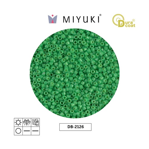 [17318] Miyuki delica 11/0 DB2126 opaque fiji green x 50g