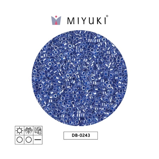 [21889] Miyuki delica 11/0 DB0243 blue ceylon x 50g