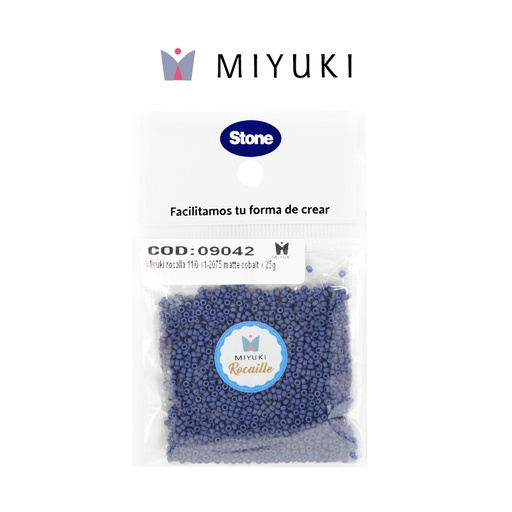 [09042] Mostacilla Miyuki rocalla 11/0 RR2075 matte cobalt x 25g