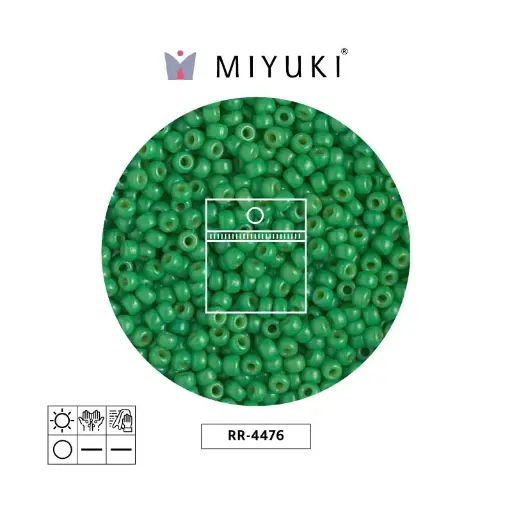 [07365] Mostacilla Miyuki rocalla 8/0 RR4476 fiji green x 25g