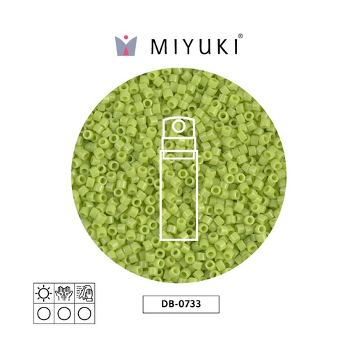 [29614] Miyuki delica 11/0 DB0733 chartreuse opaque x 10gr