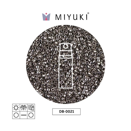 [29589] Miyuki delica 11/0 DB0021 nikel plated x 10gr