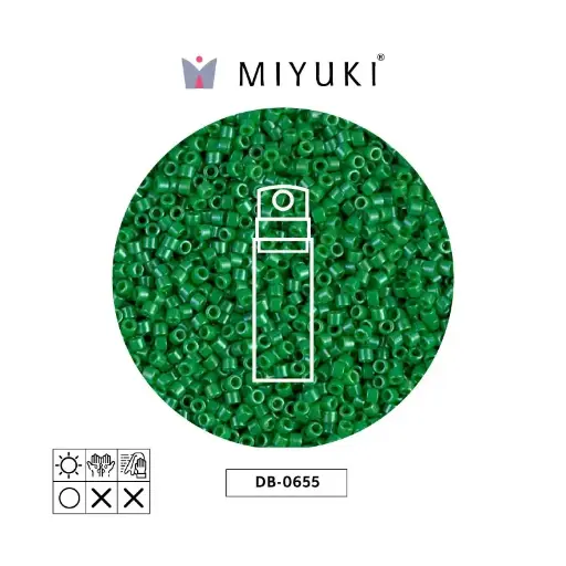 [29605] Miyuki delica 11/0 DB0655 opaque kelly green x 10gr