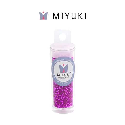 [29632] Miyuki delica 11/0 DB1340 silver lined bright fuchsia x 10gr