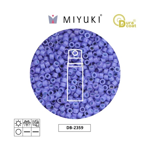 [27199] Miyuki delica 11/0 DB2359 durac op viol blue x 10g