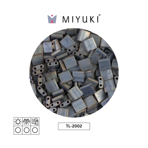 [28476] Miyuki tila 5x5x1.9mm TL2002 matte metallic silver gray x 50g