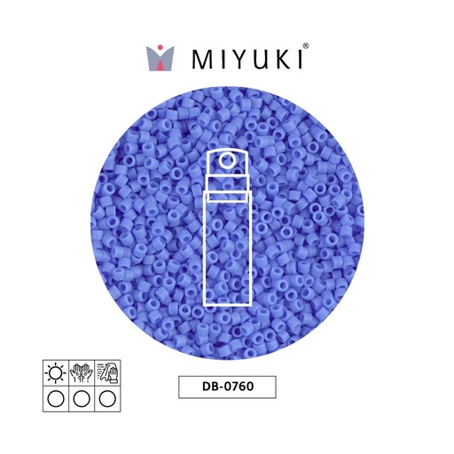 [11246] Miyuki delica 11/0 DB0760 matte opaque periwinkle x 10g