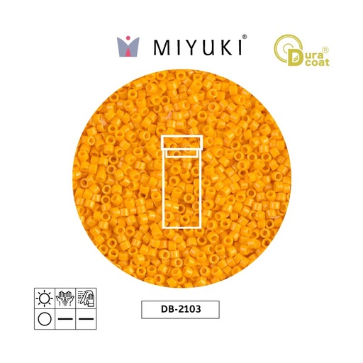 [31848] Miyuki delica 11/0 DB2103 opaque cantaloupe x 3g