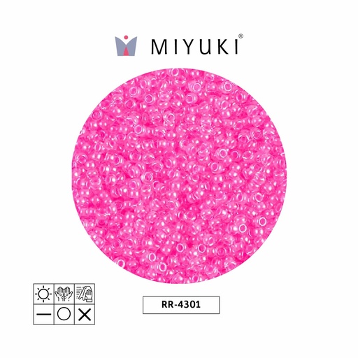 [24620] Mostacilla Miyuki rocalla 11/0 RR4301 neon wild strawberry x 250g