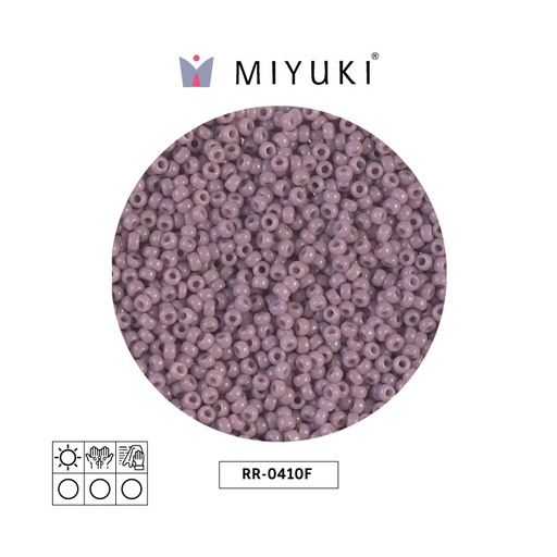 [24610] Mostacilla Miyuki rocalla 11/0 RR0410F opaque medium mauve matte AB x 250g