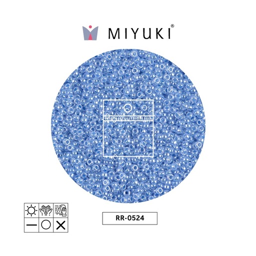 [22383] Mostacilla Miyuki rocalla 11/0 RR0524 light blue ceylon x 25g