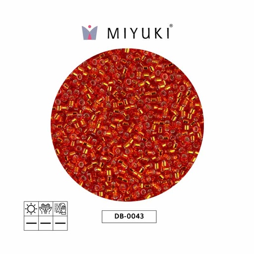 [26191] Miyuki delica 11/0 DB0043 sv ld burnt orange x 50gr