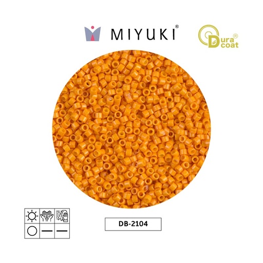 [25505] Miyuki delica 11/0 DB2104 opaque squash x 50g