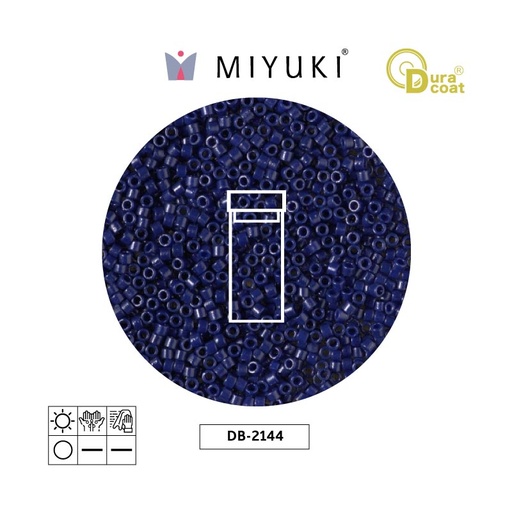 [31868] Miyuki delica 11/0 DB2144 durac op navyblue x 3g