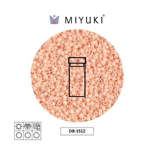 [30543] Miyuki delica 11/0 DB1512 matte opaque light peach x 3g