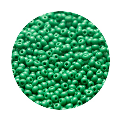 [25712] Mostacilla checa preciosa 2mm 52240 verde opalo x 500g