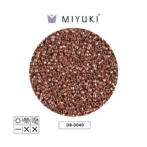 [27170] Miyuki delica 11/0 DB0040 copper plated x 50g