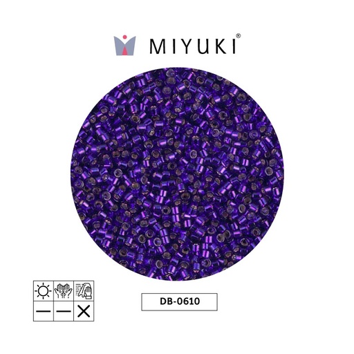 [27195] Miyuki delica 11/0 DB0610 silve ld dk violet x 50g