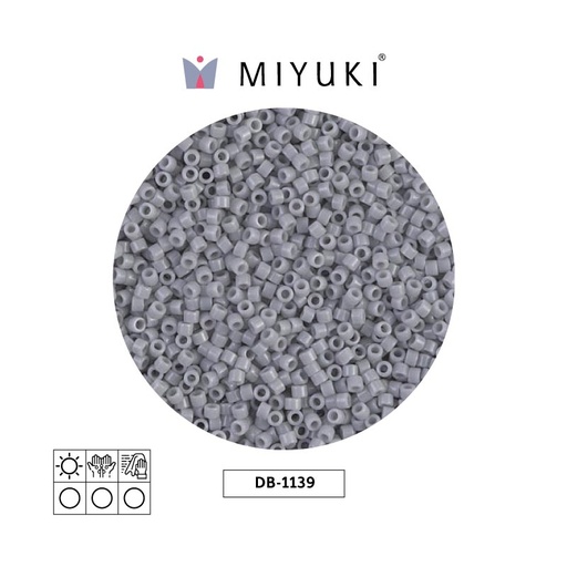 [28573] Miyuki delica 11/0 DB1139 opaque ghost grey x 50g