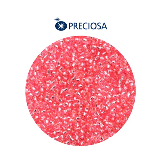 [25692] Mostacilla checa preciosa 2mm 08275 rosado brillante x 500g