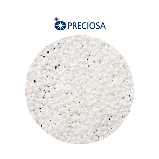 [12823] Mostacilla checa preciosa 2mm 46102 P blanco x 500g