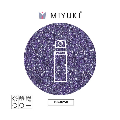 [28464] Miyuki delica 11/0 DB0250 amethyst ceylon x 10g