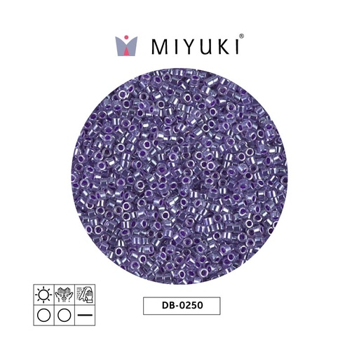 [27110] Miyuki delica 11/0 DB0250 amethyst ceylon x 50g