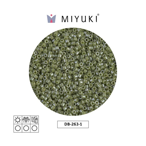 [25669] Miyuki delica 11/0 DB0263-1 opaque cacuts luster x 50g