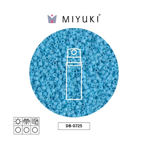 [30370] Miyuki delica 11/0 DB0725 opaque light blue x 10g