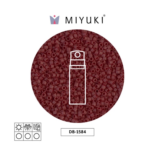 [32187] Miyuki delica 11/0 DB1584 matte opaque currant x 10g