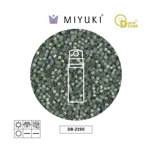 [10340] Miyuki delica 11/0 DB2190 duracoat mistletoe x 10g