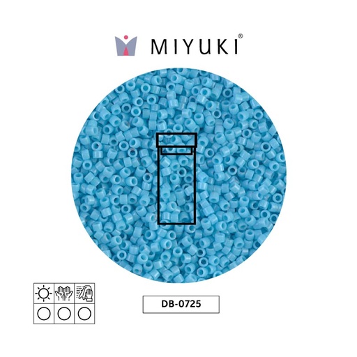 [16712] Miyuki delica 11/0 DB0725 opaque light blue x 3g