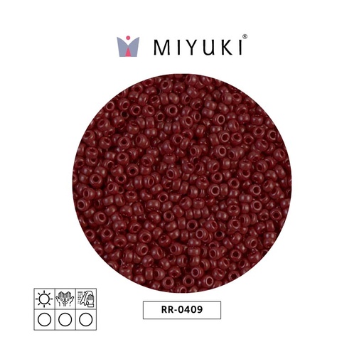 [10754] Mostacilla Miyuki rocalla 11/0 RR0419 opaque red brown x 250g