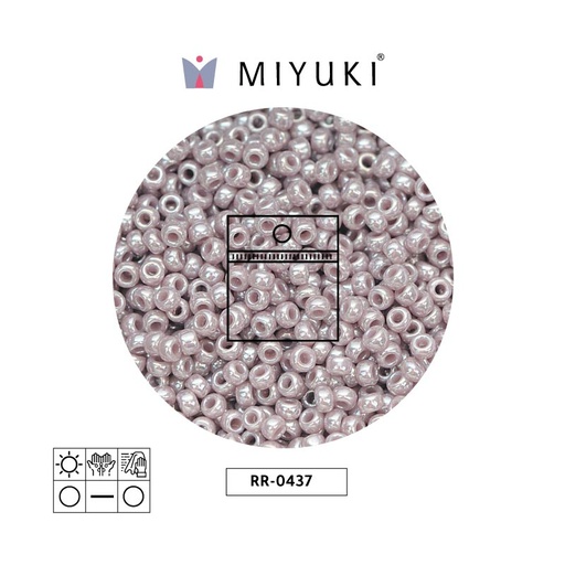 [11273] Mostacilla Miyuki rocalla 11/0 RR0437 opaque luster lavender x 25g