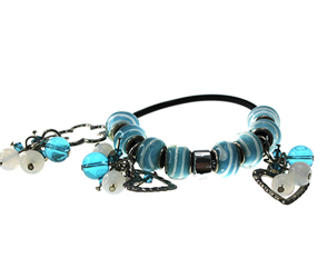 [20244] pulsera pandora azul x und