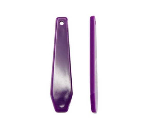 [20505] Pendiente S-1787 morado 12 9x40mm x und