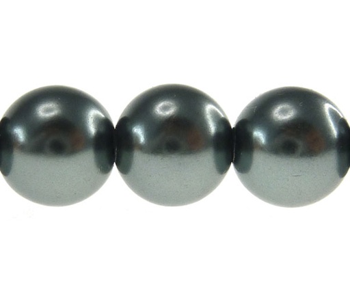 [21429] Perla sintetica redonda 12mm hematite CX-69 x 72und