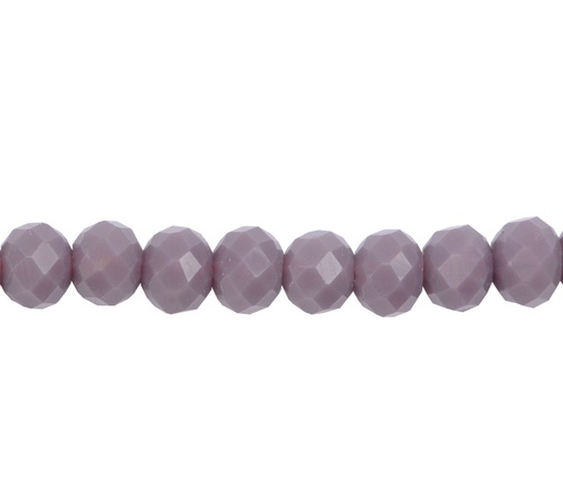 [22328] Murano rondela facetada 4mm morado mate 96 x 115unds