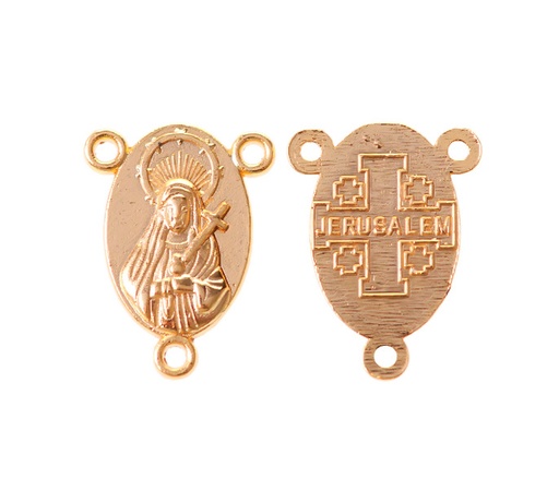 [22666] Dije crucero virgen 17x13mm 13/golfi x und